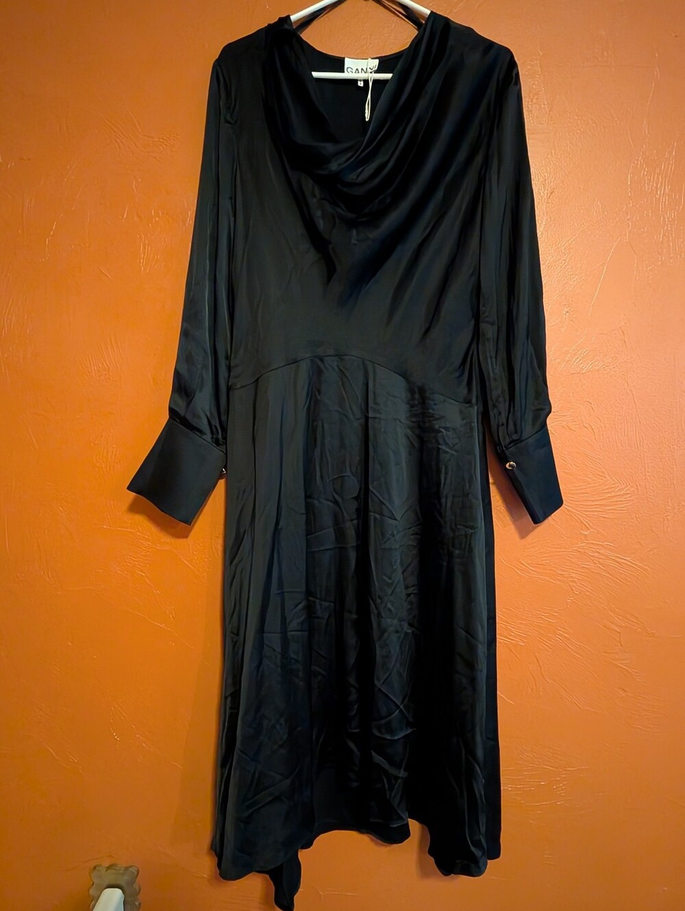 Cowl Neck Midi Dress